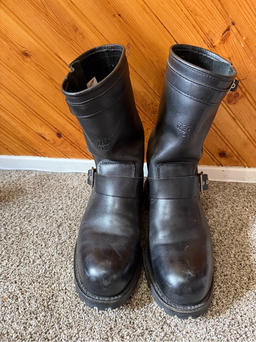 Red Wing engineer boots 988 size 10E - Picture 2 of 8